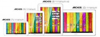 Loạt máy tính bảng Android 4.1 đủ kích thước của Archos