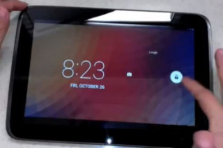 Máy tính bảng Nexus 10 xuất hiện trên video