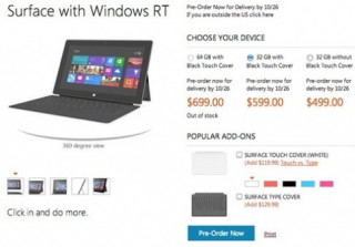 Microsoft Surface giá từ 499 USD cho bản Windows RT