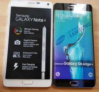Mô hình S6 edge Plus đọ dáng Galaxy Note 4