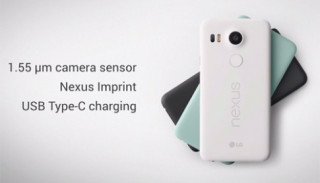 Nexus 5X trình làng với cảm biến vân tay, cổng USB-C