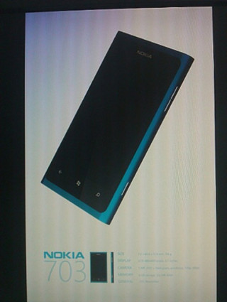 Nokia 703 chạy Windows Phone 7 lộ diện