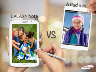 Quảng cáo Galaxy Note 8.0 ‘dìm hàng’ iPad Mini