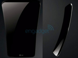 Smartphone màn hình cong của LG lộ diện