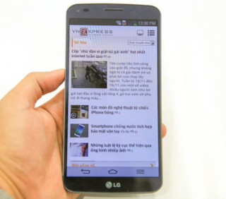 Smartphone màn hình cong LG sẽ khoảng 18 triệu đồng