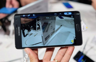 Smartphone màn hình cong ở viền, Galaxy Note Edge, về VN