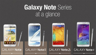 Sự khác biệt của các thế hệ Galaxy Note