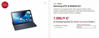 Tablet Ativ Q chạy Android và Windows giá hơn 44 triệu đồng tại Đức