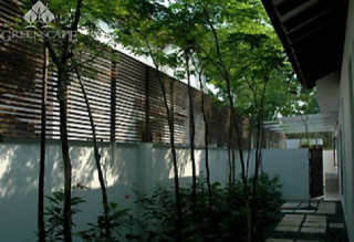 Tường rào gỗ