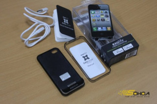 Vỏ bảo vệ kiêm pin rời cho iPhone 4