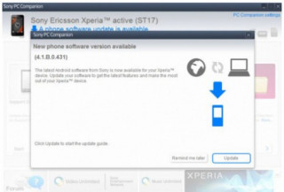 Xperia Active được lên Android 4.0 đồng loạt