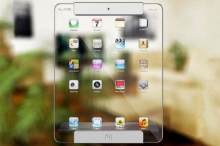 Ý tưởng iPad với màn hình trong suốt