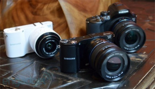 Ảnh thực tế bộ ba máy ảnh Samsung NX mới