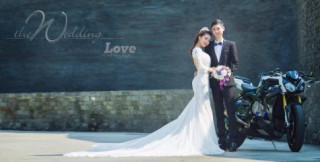 Bộ ảnh cưới tuyệt đẹp bên xe BMW S1000R của cặp đôi Bình Phước