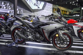 Cận cảnh Yamaha R3 2016 phiên bản xám mờ tại Bangkok Motor Show