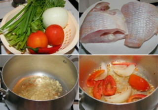 Canh cá điêu hồng nấu ngót
