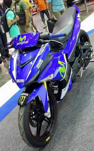 Exciter 150 Độ theo đội đua Yamaha Movistar 2015