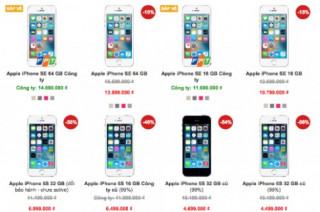 iPhone SE chính hãng bán từ 12/5, giá cao nhất gần 15 triệu đồng