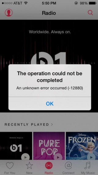 Kênh radio trực tuyến Beats 1 của Apple gặp lỗi ngay ngày đầu ra mắt