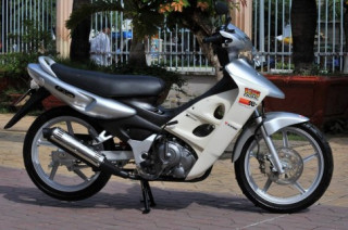 Lại thêm vài cách làm thắng dĩa sau cho Suzuki Fx125 mà không phải hàn sườn