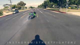 Quái xế Drift Ninja ZX-10R làm loạn đường phố và cái kết có hậu