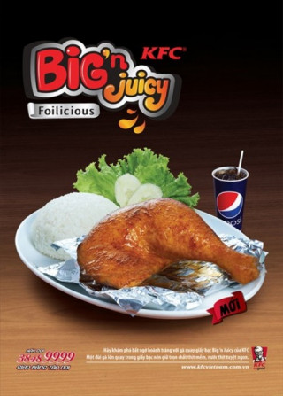 Thưởng thức KFC Big‘n Juicy hương vị New Orleans