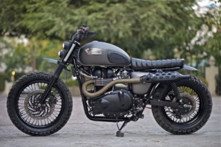 Triumph Bonneville độ cực ngầu với phong cách Scrambler