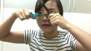 Tự cắt mái thưa siêu chuẩn trong 90 giây