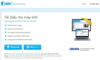 Zalo cho PC, phần mềm Zalo trên máy tính