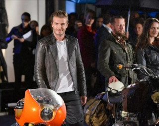 Biker man – David Beckham nam tính và bụi bặm