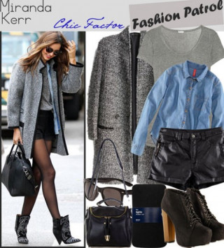 Chọn áo khoác mùa đông chuẩn như Miranda Kerr