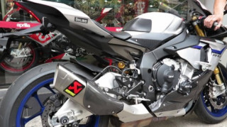 [Clip] Test pô Akrapovic đầy tê tái trên Yamaha R1M