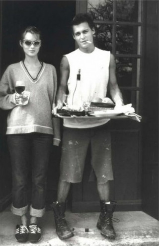 ‘Đường tình thời trang’ Kate Moss-Johnny Deep