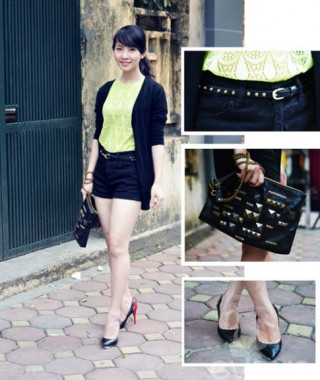Duyên dáng trên phố cuối Thu cùng cardigan