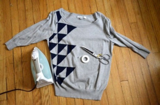 Eva khéo tay: Tự chế cardigan không cần may vá