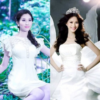 HH Thu Thảo ‘nghiện’ sắc trắng tinh khôi