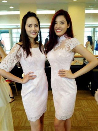 Hoàng Thu - Diệu Linh “nóng bỏng” trước đêm chung kết