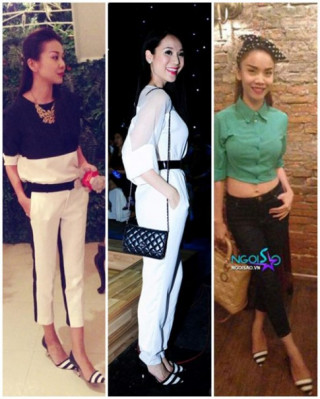 Khi sao Việt ‘đụng hàng’ cả giày dép