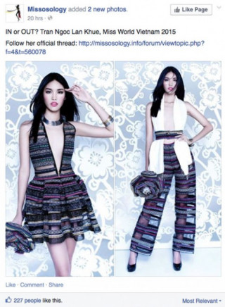 Lan Khuê được đánh giá cao tại Miss World