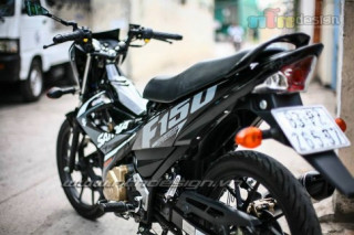 Lên tem Satria F150 FI cho suzuki raider cực ngầu