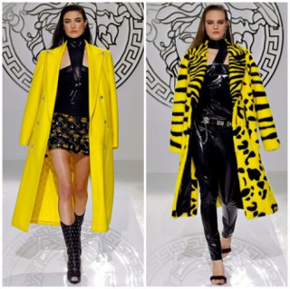 Sắc vàng, đỏ ‘bá chủ’ sàn diễn Versace