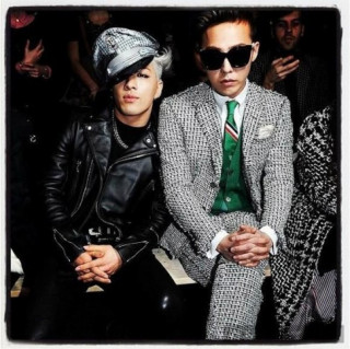 Style cực chất của G-Dragon và Taeyang tại Paris