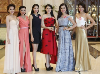 Thí sinh Hoa hậu VN rạng rỡ, đọ dáng trước giờ G