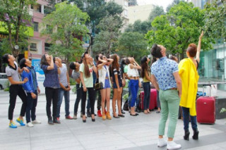 VNTM 2014: Thí sinh run rẩy catwalk ở độ cao 191m