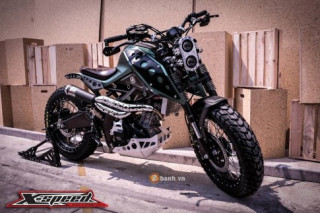 Yamaha M-Slaz độ siêu ấn tượng với phiên bản Scrambler