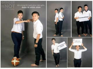 Ảnh đồng phục của nam sinh chuyển giới Việt gây xôn xao