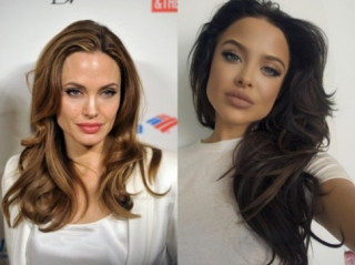 Bản sao quyến rũ sửng sốt của Angelina Jolie