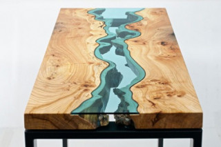 Các mẫu bàn thiết kế giống như dòng sông