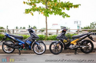 Cặp Yamaha Exicter 135 độ quyến rũ trên đường phố