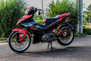 Exciter 150 độ bánh căm cùng nhiều phụ kiện hàng hiệu